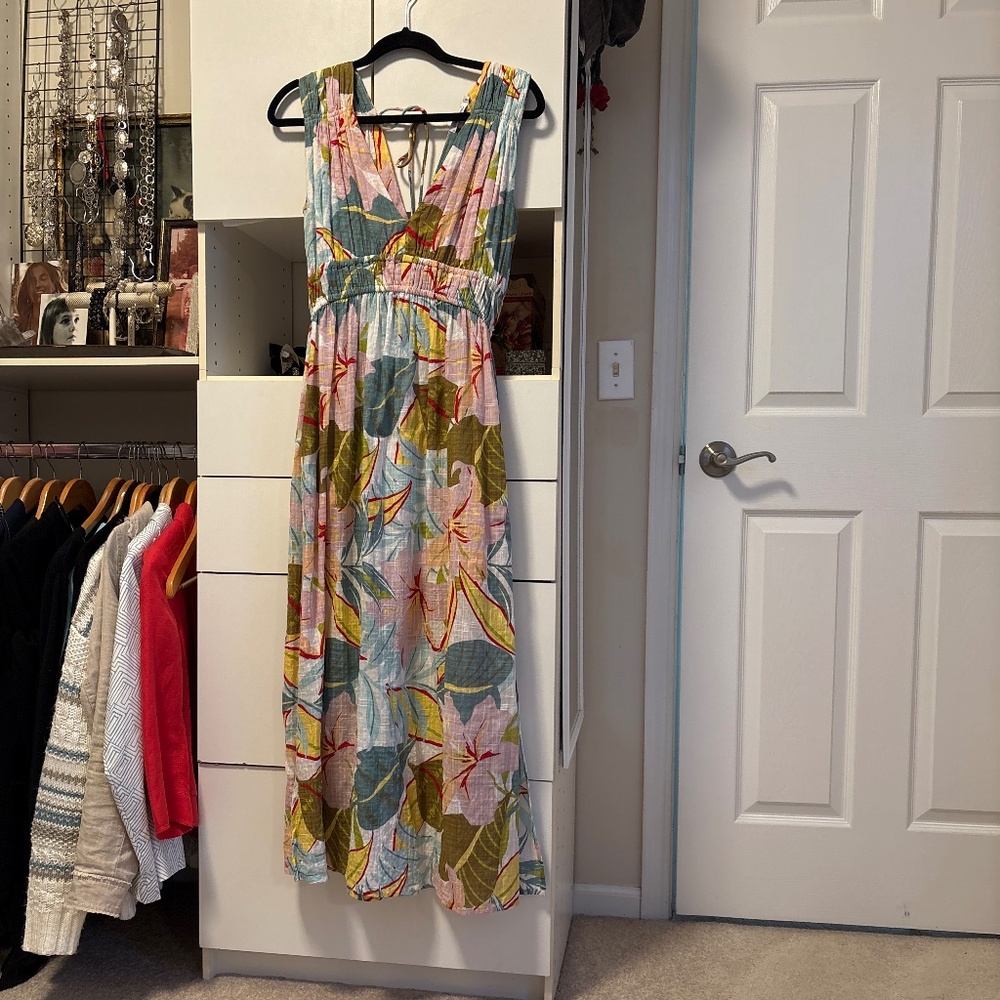 Ladies Cotton Blend Maxi Dress